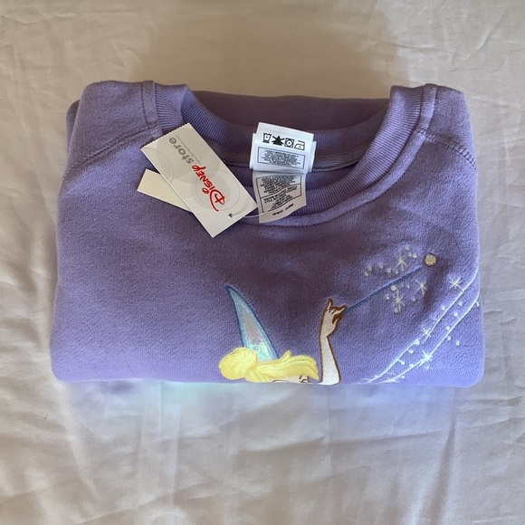 Bnwt Disney Magical Tinker Bell Fairy Embroidered SweatShirt - Picture 8 of 8